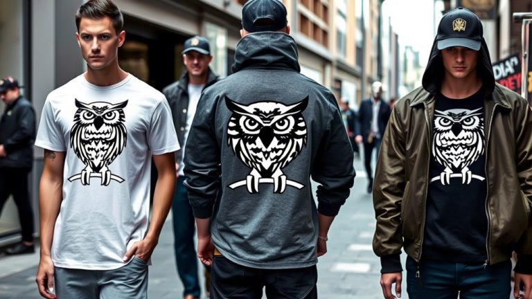 clothing brand with owl logo